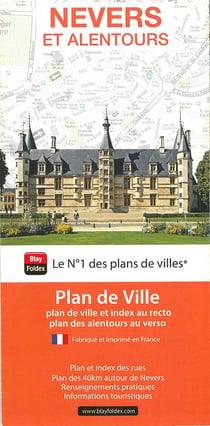 Nevers et alentours : plan de ville (édition 2020)