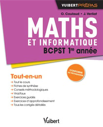 Maths - BCPST 1re année - tout-en-un