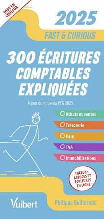 Fast & curious : 300 écritures comptables expliquées, à jour du nouveau PCG - Toutes les écritures indispensables, commentées et expliquées