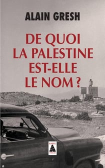 De quoi la Palestine est-elle le nom?