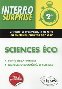Interro surprise : sciences économiques et sociales - 2e