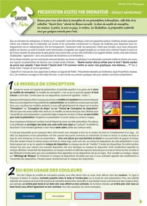PréAO : présentation assisitée par ordinateur - règles générales