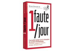 1 faute par jour ! le livre officiel