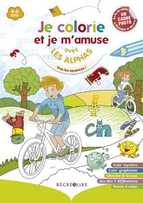 Je colorie et je m'amuse avec les Alphas pendant les vacances