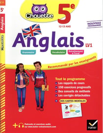 Chouette entraînement Tome 11 : anglais - 5e LV1 (A1+, A2) - cahier d'entraînement et de révision