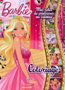 Barbie mes roles de princesses au cinema coloriage