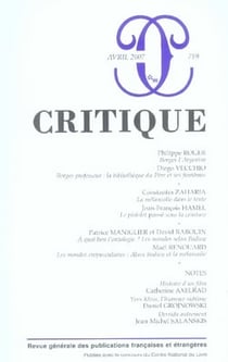 Revue Critique n.719