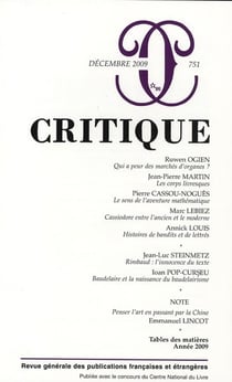 Revue Critique n.751
