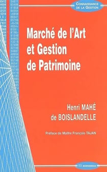 Marché de l'art et gestion de patrimoine