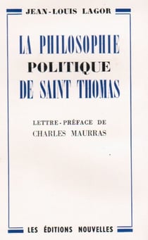 La philosophie politique de saint thomas