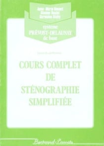 Cours complet de sténographie simplifiée - vert - corrigé