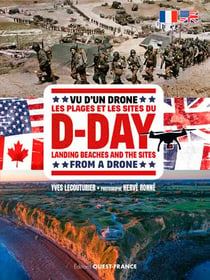 Les plages et les sites du D-Day - vu d'un drone