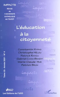 L'ÉDUCATION À LA CITOYENNETÉ : Tome 35