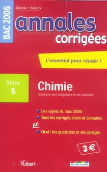 Annales corrigées Tome 11 : ENSEIGNEMENT OBLIGATOIRE ET SPECIALITE (édition 2006)