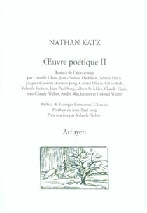 Oeuvre poetique volume 2