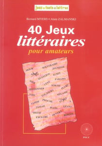 40 jeux litteraires pour amateur