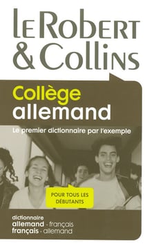 Robert et collins collège allemand - dictionnaire allemand/français-français/allemand