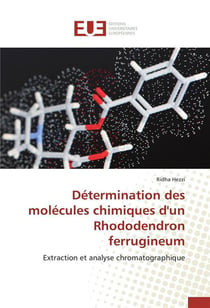 Determination des molecules chimiques d'un rhododendron ferrugineum