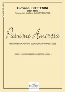 Passione amorosa pour 2 contrebasses (Version en La)