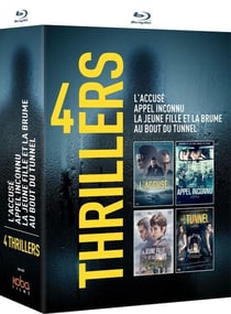 4 Thrillers : L'Accusé + Appel inconnu + La Jeune fille et la brume + Au bout du tunnel