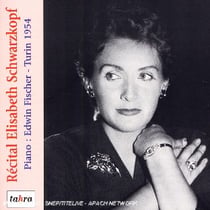 Récital Elisabeth Schwarzkopf : Turin (1954)