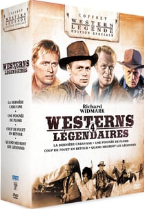 Richard Widmark - 4 westerns légendaires : Coup de Fouet en Retour + Une Poignée de Plomb + La Dernière Caravane + Quand meurent les légendes