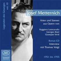 Les chanteurs légendaires vol.10 - Josef Metternich