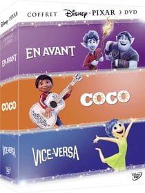 En avant + Coco + Vice-versa - Coffret 3 films