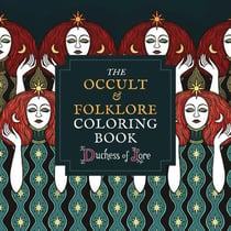 The occult & folklore colouring book