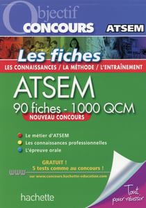 Atsem - 90 fiches - 1000 qcm - catégorie c