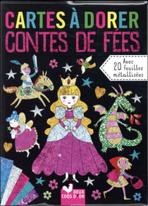 Cartes à dorer : contes de fées