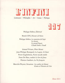 Revue l'infini