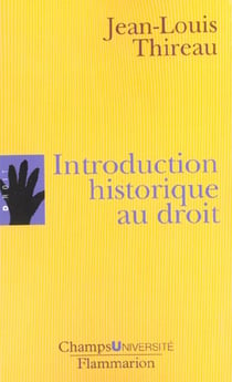 Introduction historique au droit (2eme edition)