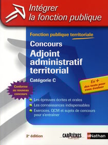 Concours adjoint administratif territorial - catégorie c