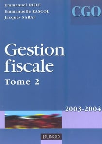 Gestion fiscale t.2 - processus 3 (EDITION 2003/2004)