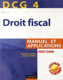Droit fiscal - dcg 4 - manuel et applications