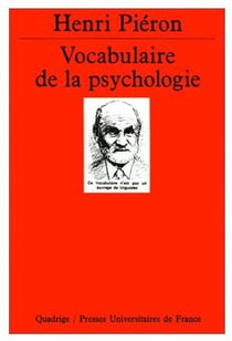 Le vocabulaire de la psychologie