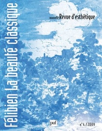 Nouvelle revue d'esthétique n.4 : Félibien - la beauté classique