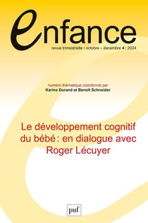 ENFANCE 2024, N.76(4) : Varia