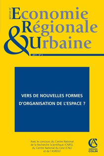Revue d'économie régionale & urbaine (3/2011)