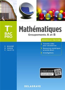 Mathématiques groupements A et B - terminale bac professionnel - pochette élève