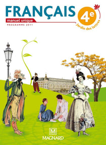 Jardin des lettres : français - 4 ème - livre de l'élève
