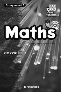 Mathematiques groupement c tle bac pro corrige