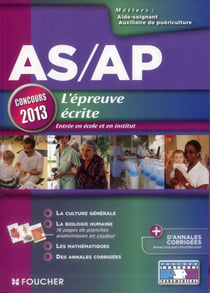 As/ap - l'épreuve écrite (édition 2013)