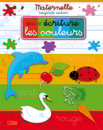 Bloc d'écriture - les couleurs - moyenne section de maternelle