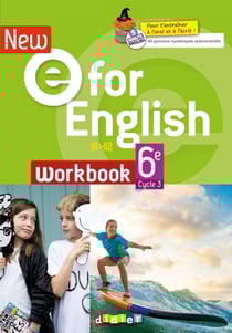 New e for english : anglais - 6e - workbook + parcours numérique - A1>A2