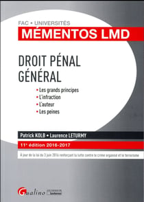 Droit pénal général 2016-2017