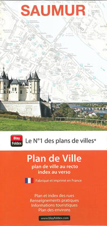 Saumur : plan de ville (édition 2020)