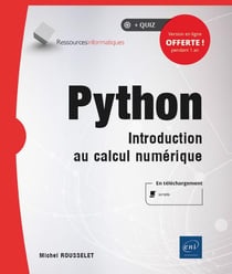 Python - introduction au calcul numérique