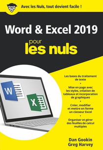 Word et Excel poche pour les nuls (édition 2019)